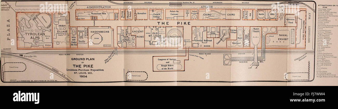 Una guida completa alla Fiera Mondiale e ai Giochi Olimpici del 1904, con un resoconto approfondito dell'esposizione e dei suoi eventi culturali e sportivi Foto Stock