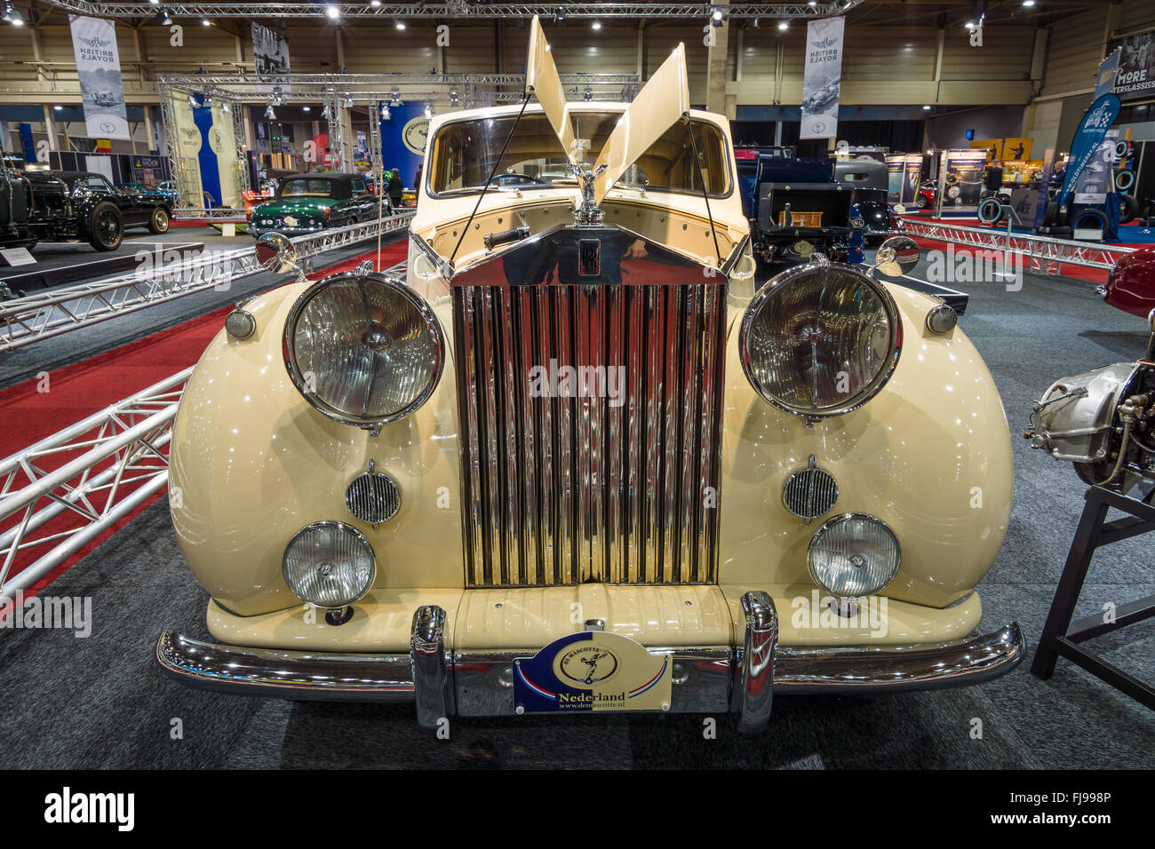 Full-size auto di lusso Rolls Royce Silver Wraith da Hooper, 1954. Foto Stock