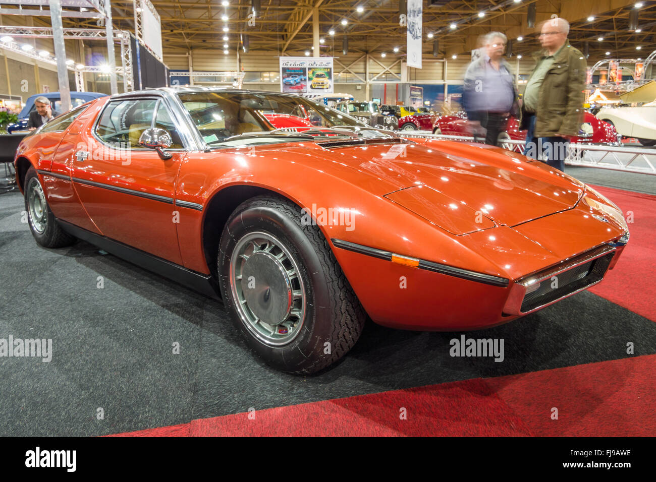 Metà bimotore a due posti coupé Maserati Bora, 1973 Foto Stock