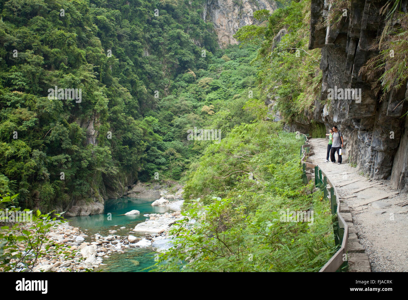 Taroko Gorge e sentieri escursionistici Foto Stock