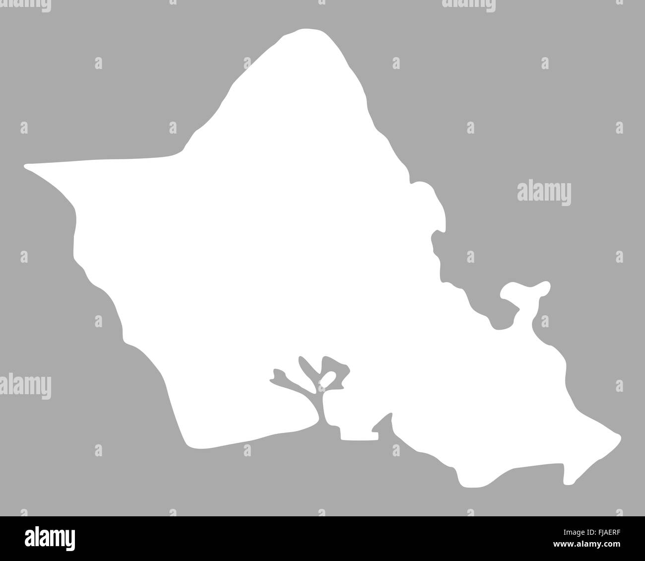 Oahu map immagini e fotografie stock ad alta risoluzione Alamy