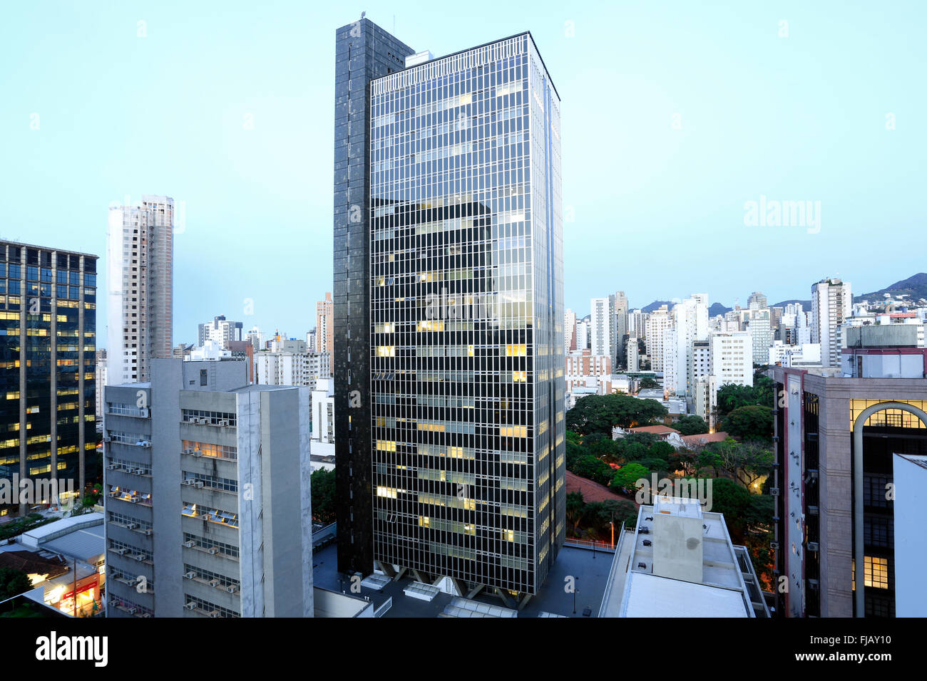 Belo Horizonte skyline, Minas Gerais, Brasile Foto Stock