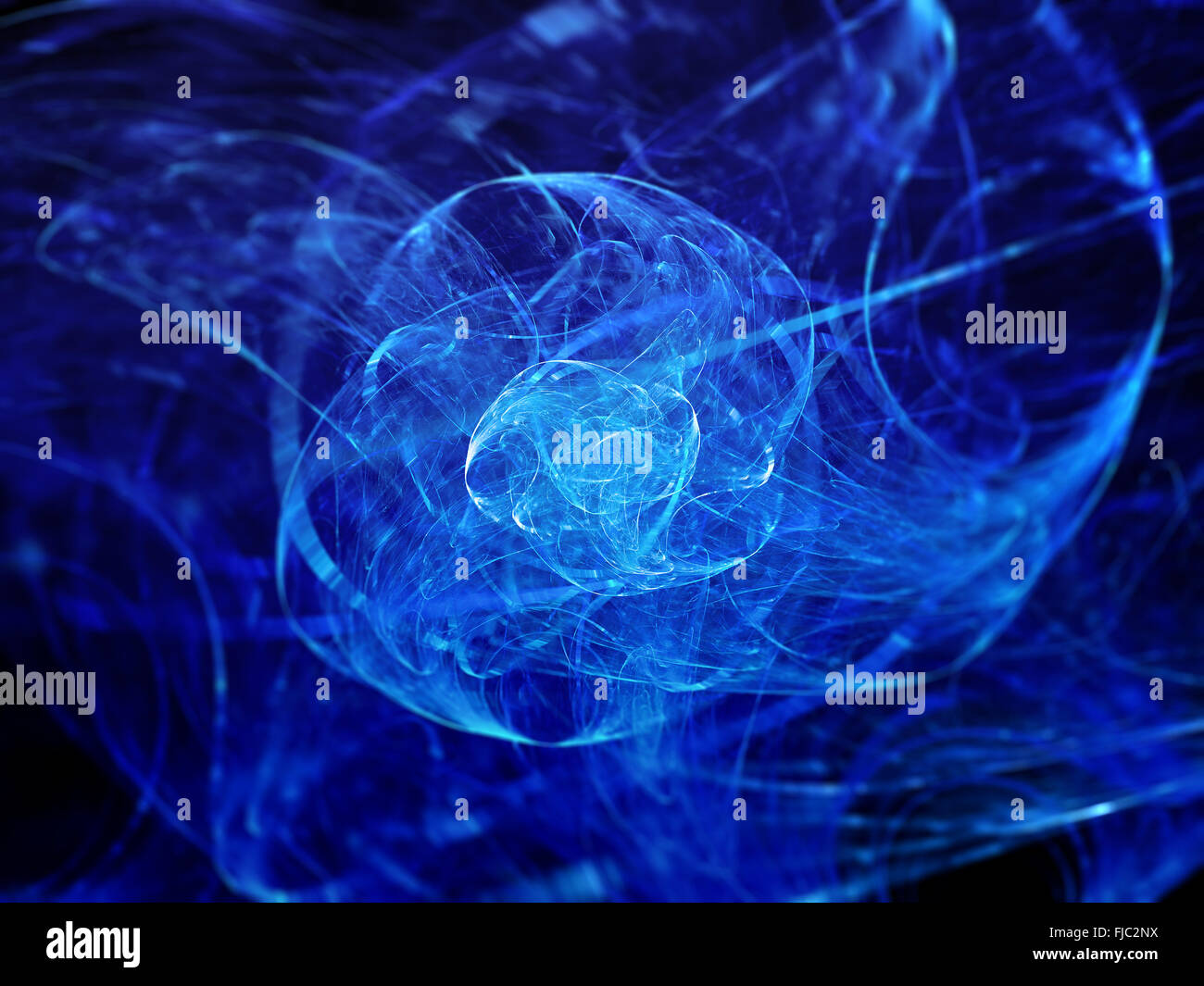 Alta energia di plasma in spazio, generato dal computer sfondo astratto Foto Stock