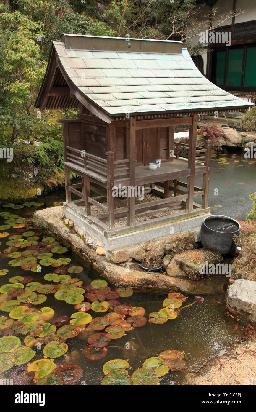 Giappone, Miyajima, Daisho-nel tempio, il giardino, Foto Stock