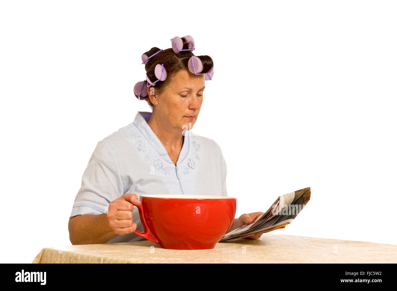 Extra di caffeina dal gigante tazza di caffè Foto stock - Alamy