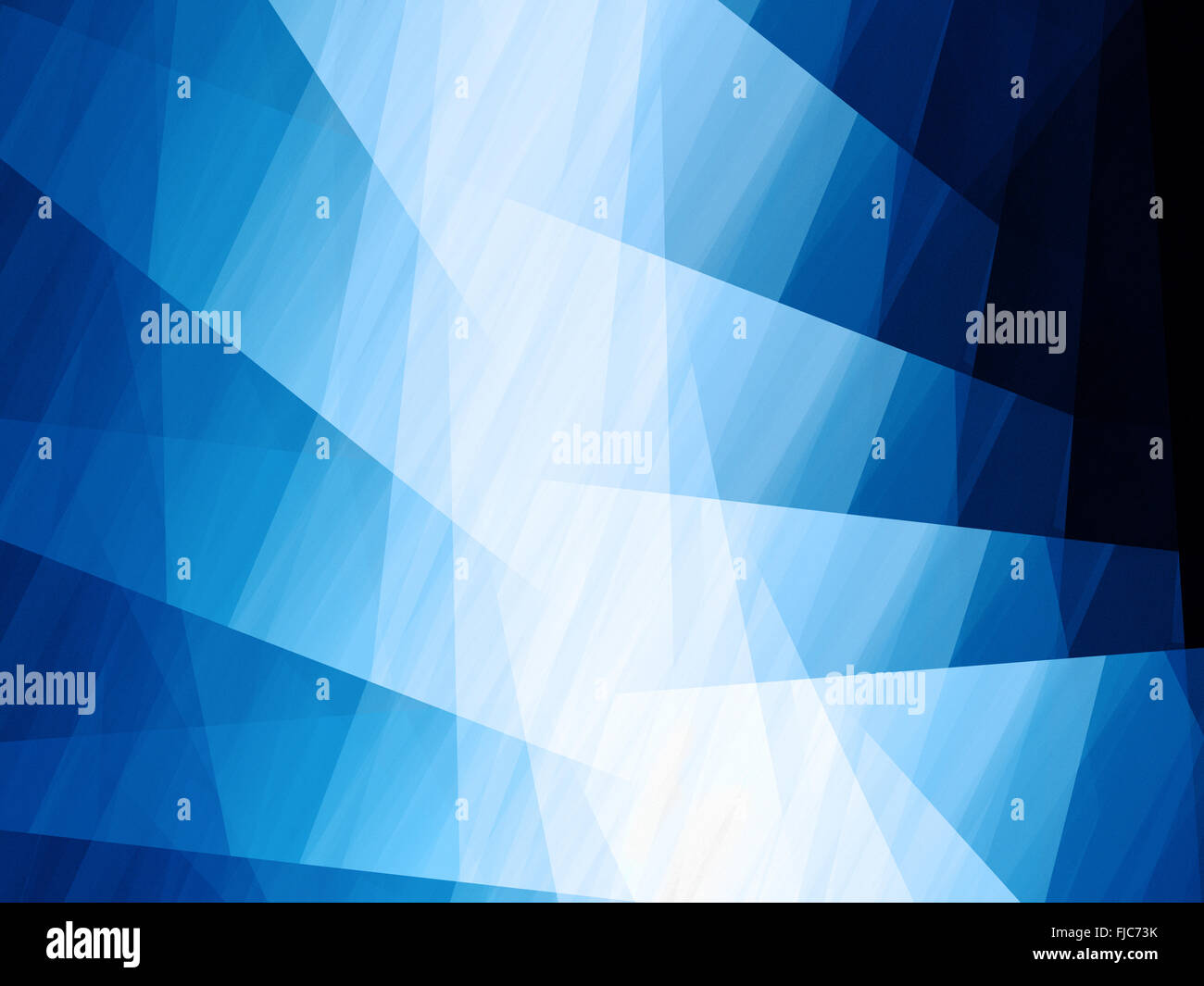 Blu elemento incandescente, il flusso generato dal computer sfondo astratto Foto Stock