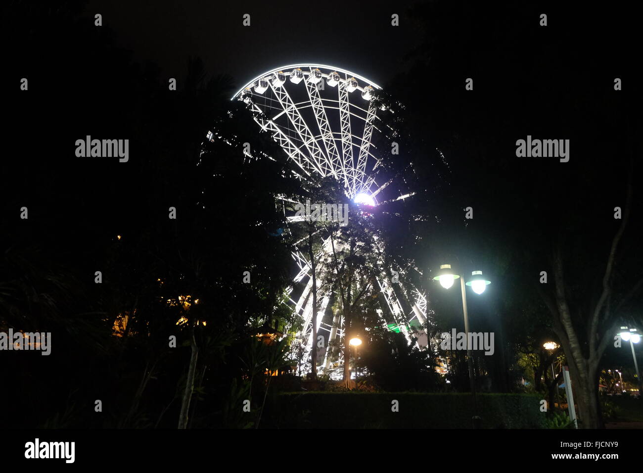 La Ruota Panoramica di Brisbane Foto Stock