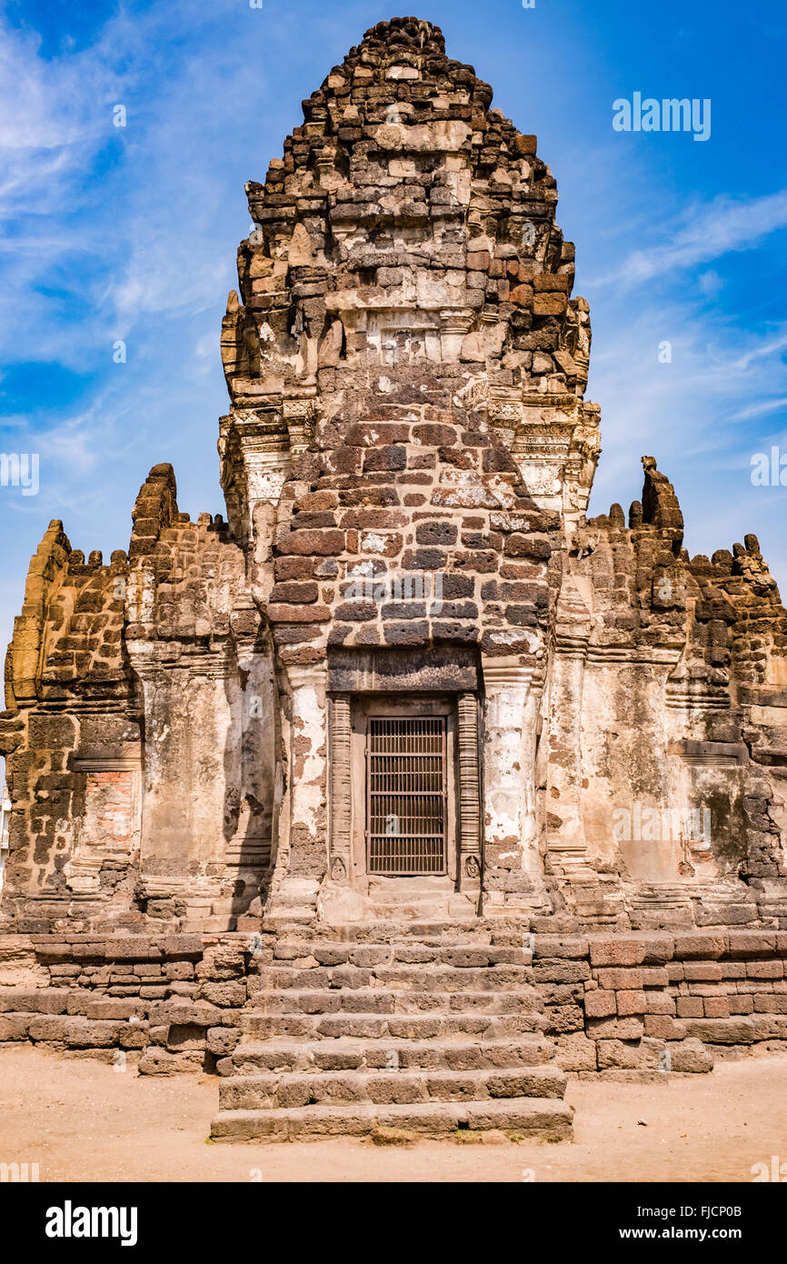 Phra Prang Sam Yod / un antico tempio /Thailandia (Lop Buri) Foto Stock