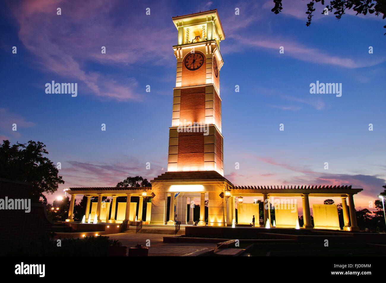 Moulton Torre, sul campus della University of South Alabama Foto Stock