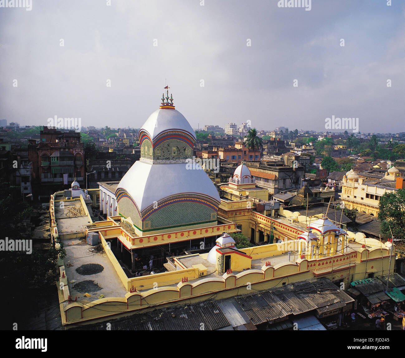 Kalighat Kali tempio, Calcutta, Kolkata, Bengala Occidentale, India, Asia Foto Stock