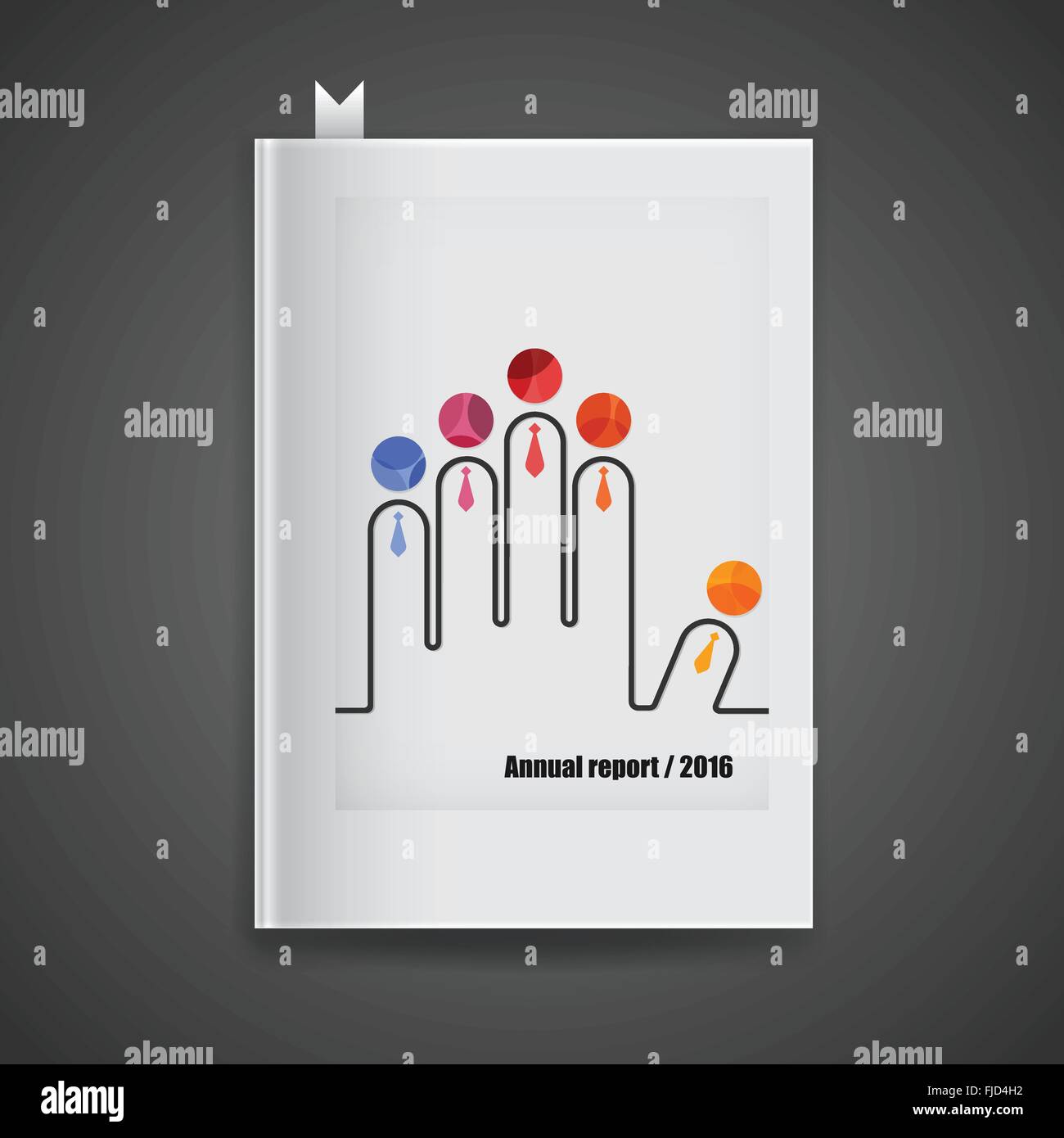 Coperchio Relazione annuale,2016. Moderno vettore abstract brochure,rapporto o flyer design template.Per il business relazione annuale per la copertina del libro Illustrazione Vettoriale