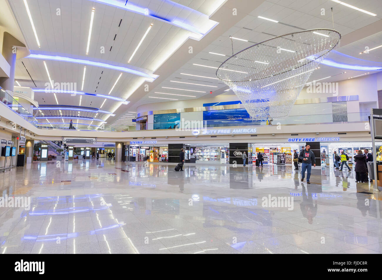 ATLANTA - Gennaio 19, 2016: Atlanta International Airport, interno, GA. Florida Foto Stock