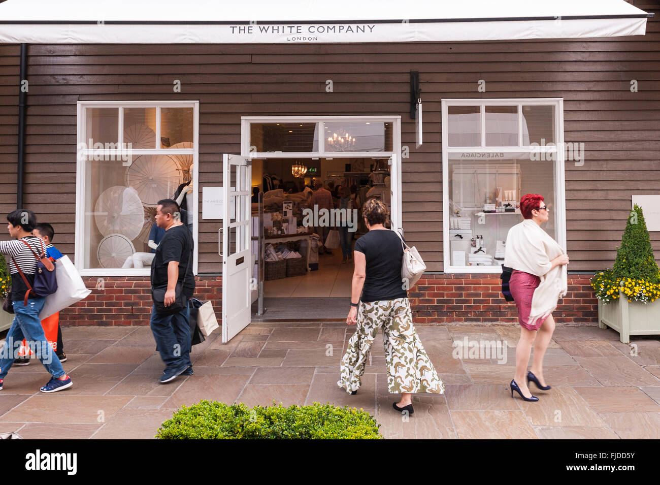 Il White Company shop store presso il Villaggio di Bicester a Bicester , Oxfordshire , Inghilterra , Inghilterra , Regno Unito Foto Stock