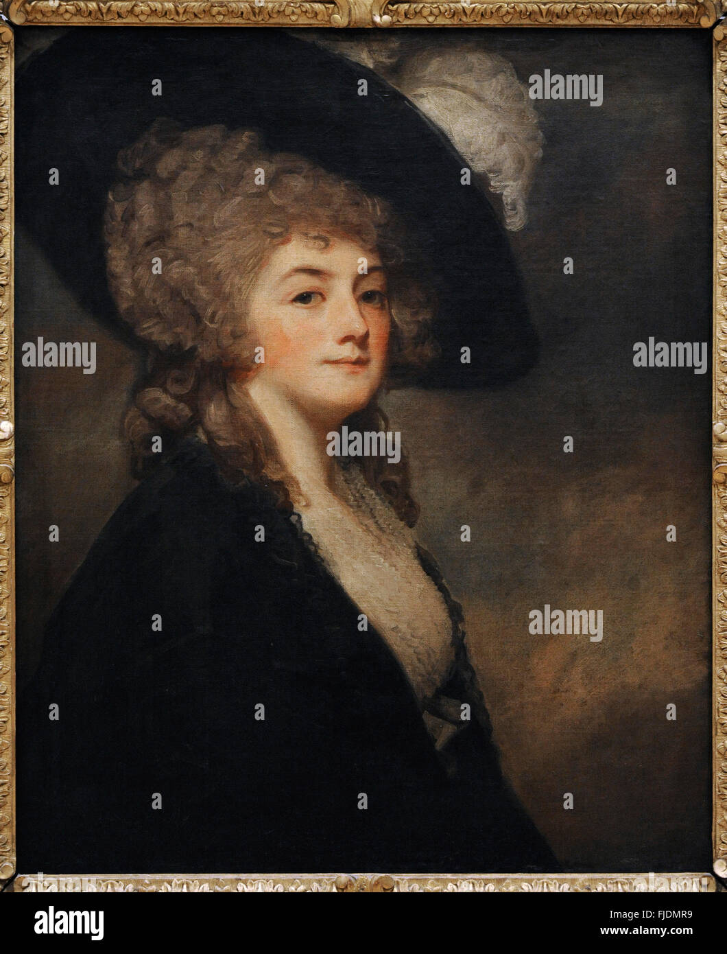 George Romney (1734-1802). Il pittore inglese. La sig.ra Harriet Greer, tardi 1780s. Lo stato Museo Hermitage. San Pietroburgo. La Russia. Foto Stock
