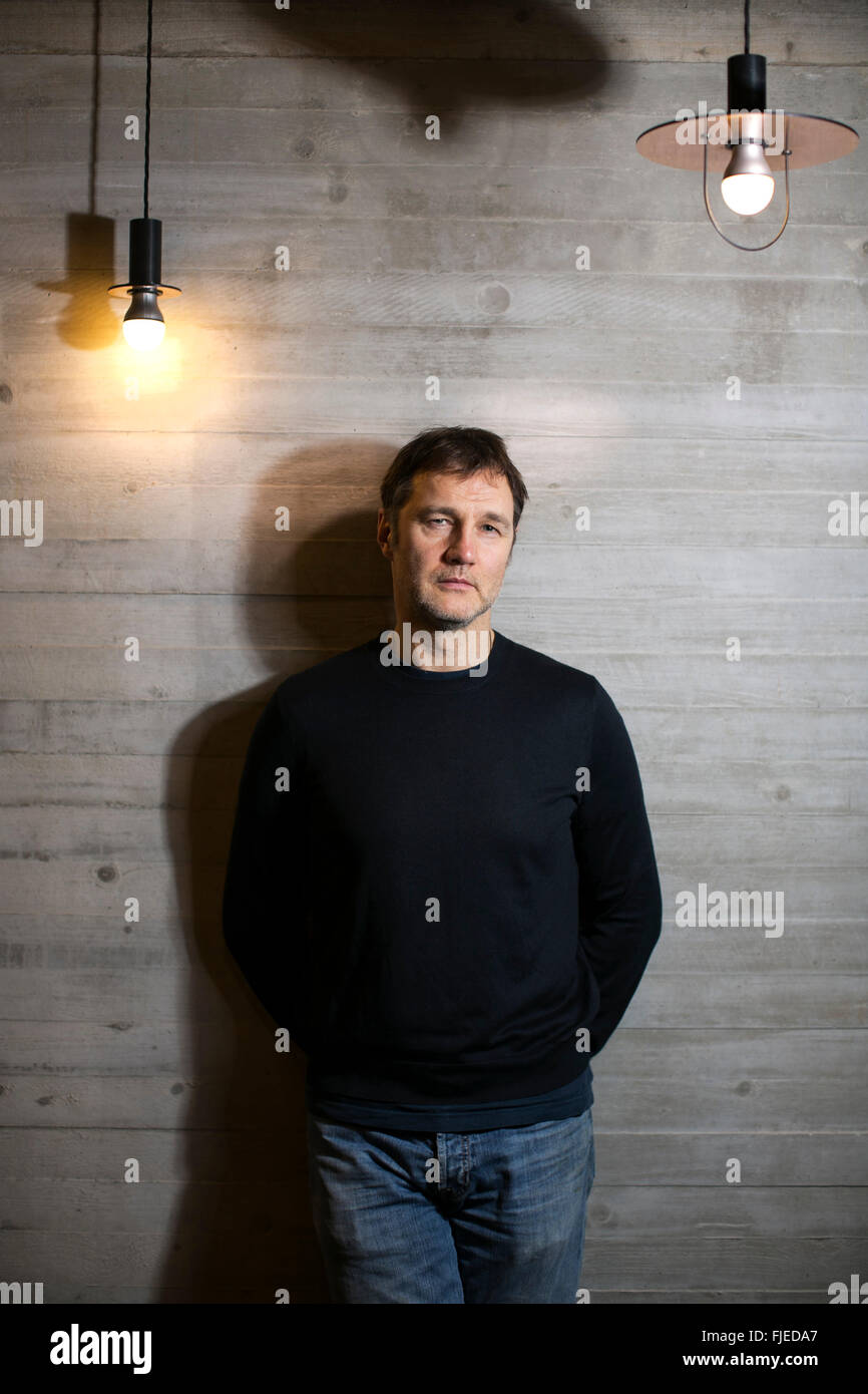 L'attore David Morrissey al Teatro Everyman Liverpool Foto Stock