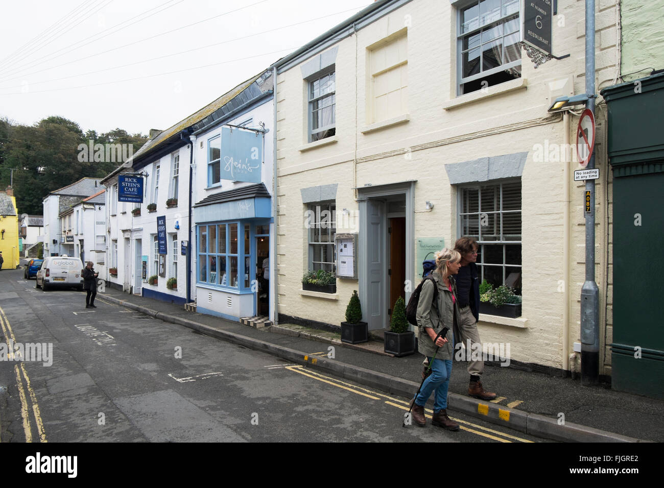 Paolo Ainsworth's Restaurant No.6 a Padstow, Cornwall, Regno Unito. Foto Stock