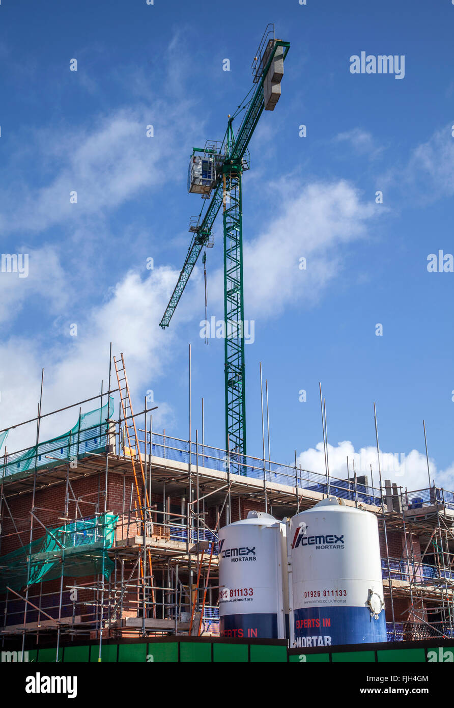 Lo sviluppo di nuove case di riposo & appartamenti a Lytham St Annes, Nr Blackpool, Regno Unito, essendo costruito da Mccarthy & stone. Essi includono 36 nuova ed elegante uno e due camere da letto soggiorno Pensione Appartamenti sarà presto disponibile per la prenotazione. La costruzione è in corso, con appartamenti essendo disponibile per acquistare fuori piano da inizio 2016. Foto Stock