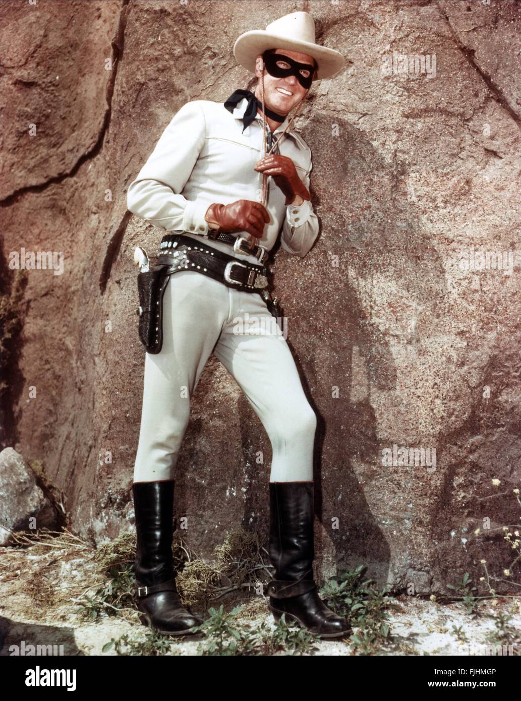 CLAYTON MOORE Lone Ranger (1949) Foto Stock