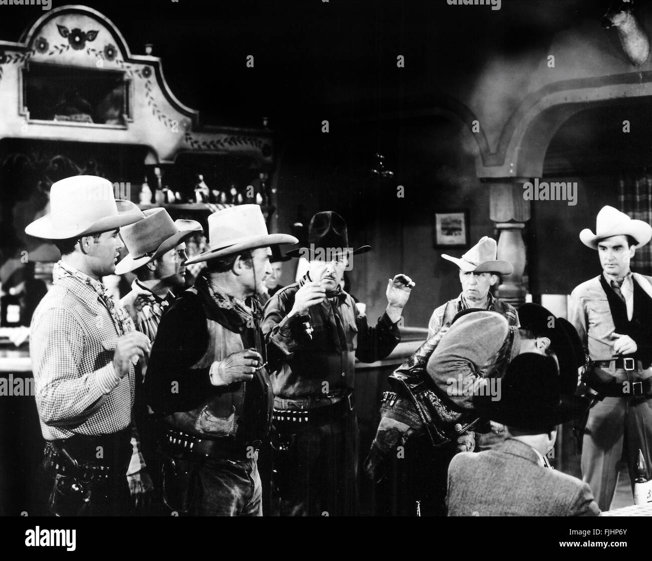 JOHNNY MACK BROWN banditi di confine (1946) Foto Stock
