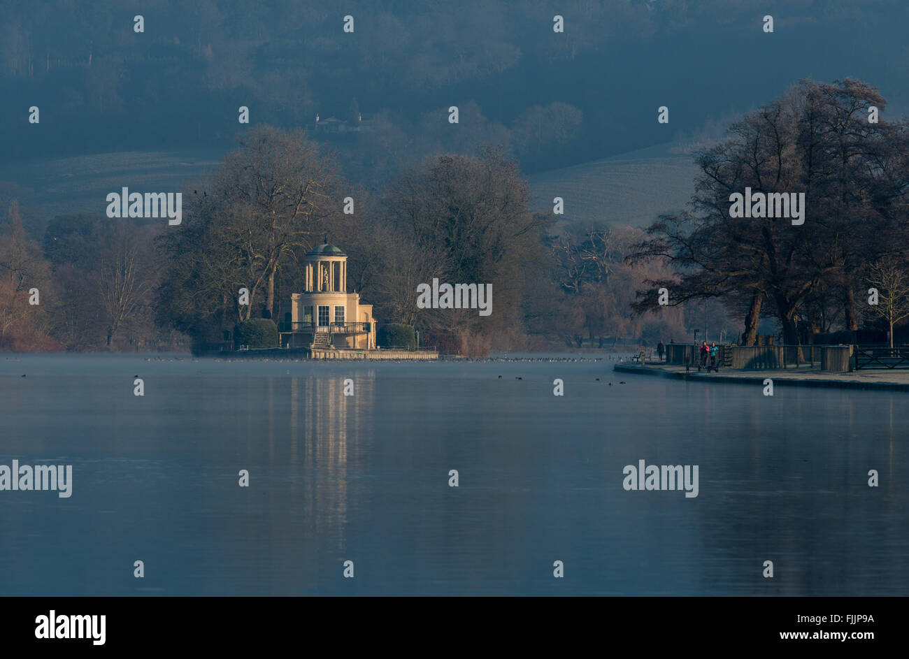 Tempio Isola Henley on Thames Foto Stock