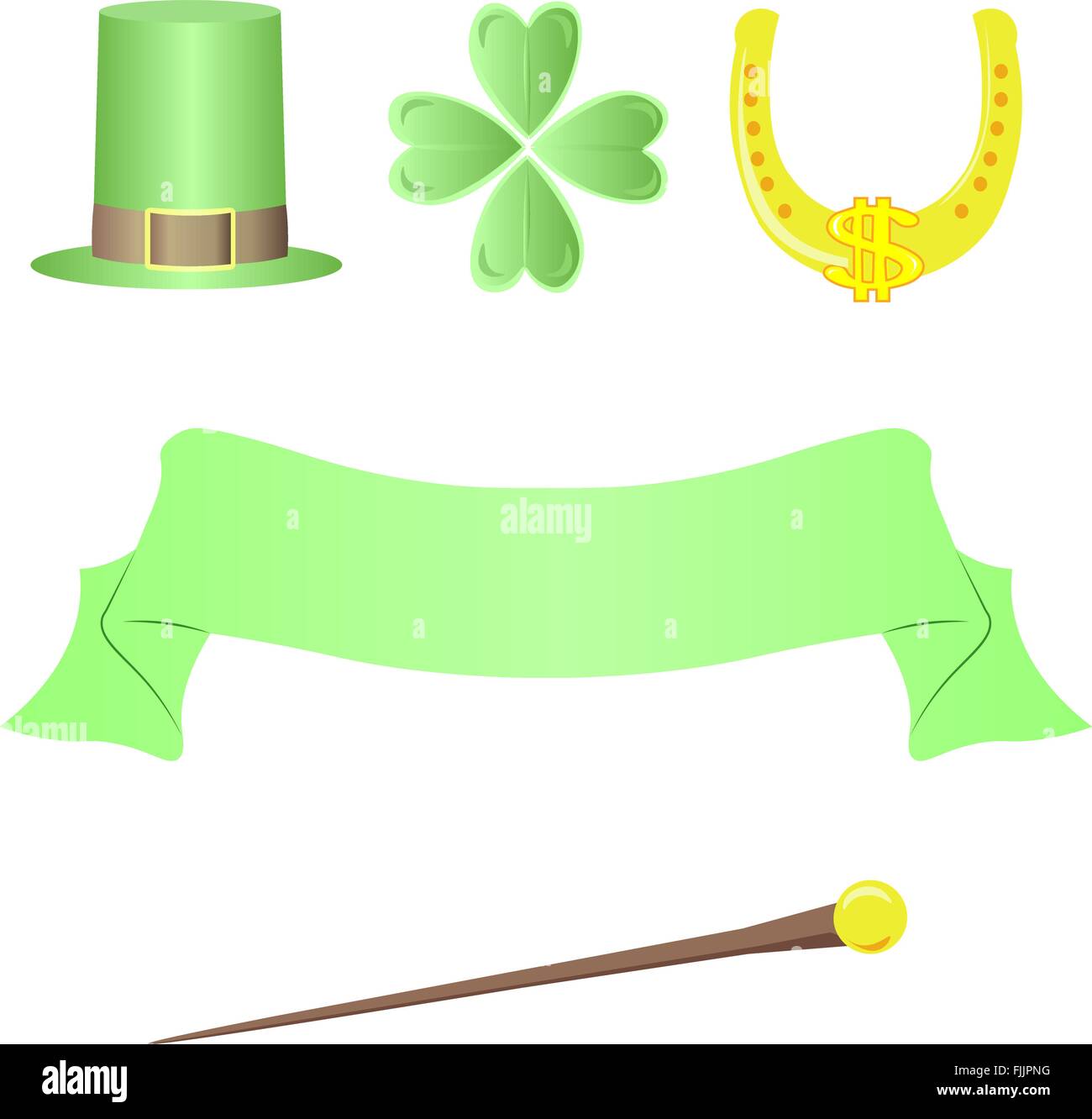 3 Steli Di Trifoglio Artificiale Per San Patrizio - Altezza 71 Cm, Decorazione Per Centrotavola E Feste - 2