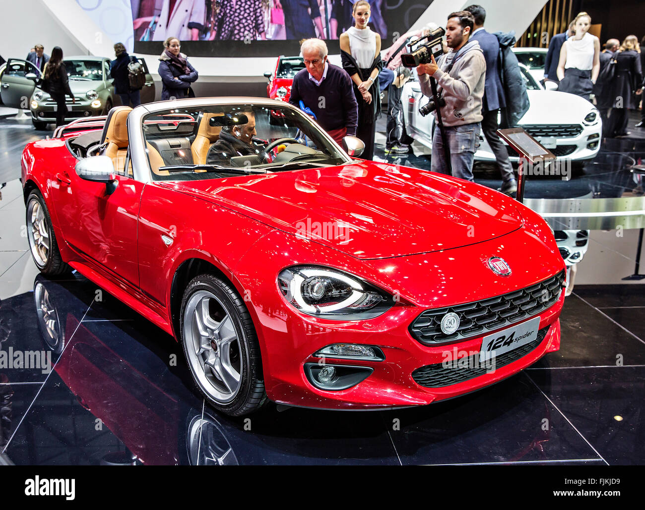 Fiat 124 Sport Spider Foto Stock