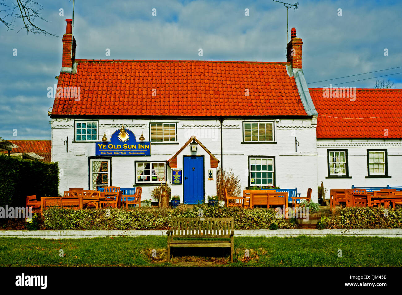 Ye Old Sun Inn, Colton, Yorkshire Foto Stock