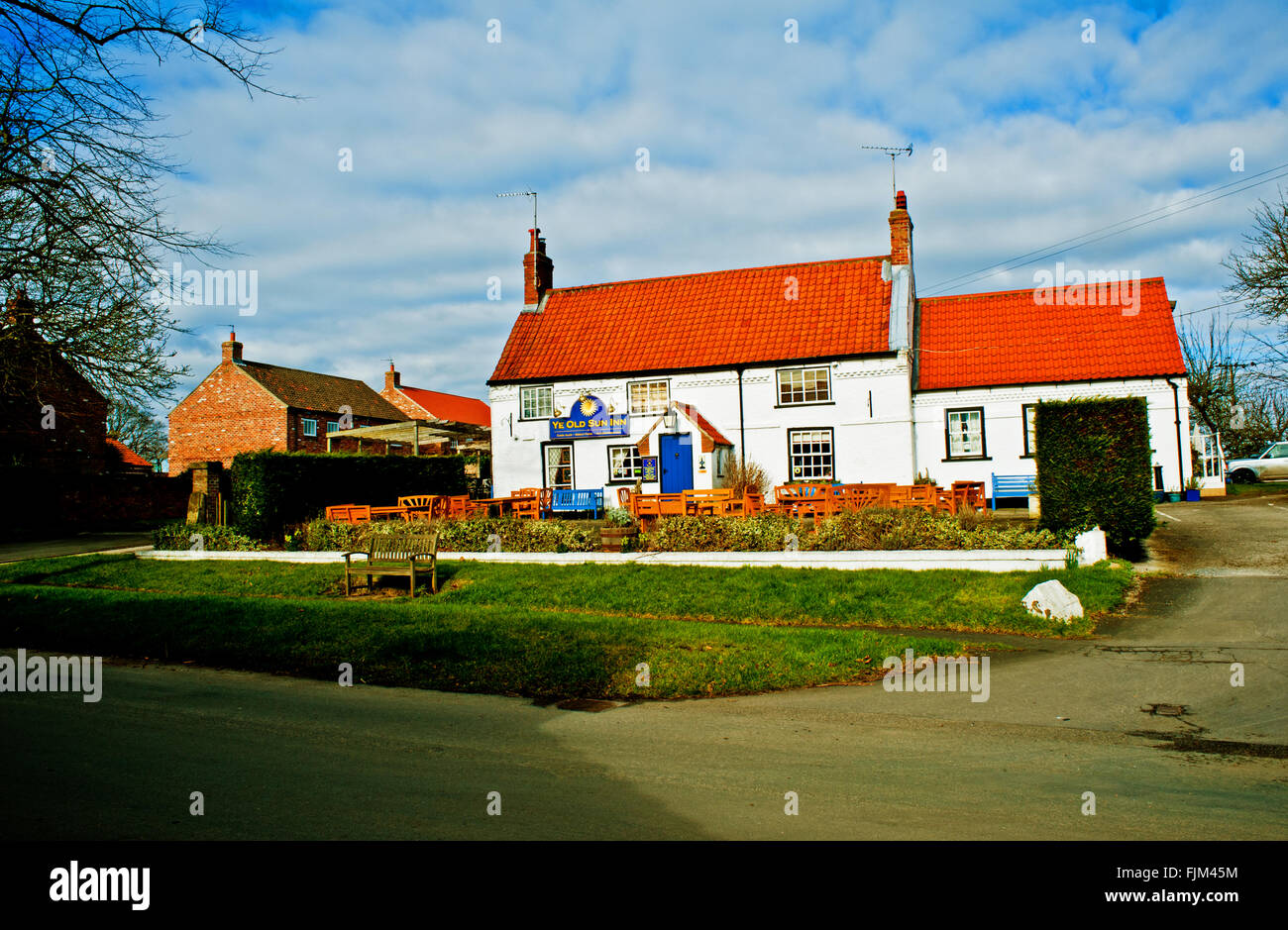 Ye Old Sun Inn, Colton, Yorkshire Foto Stock