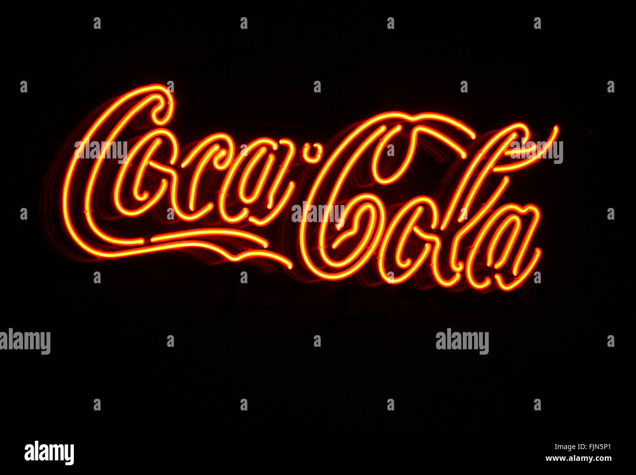 Markenname: "Coca Cola', Berlino. Foto Stock