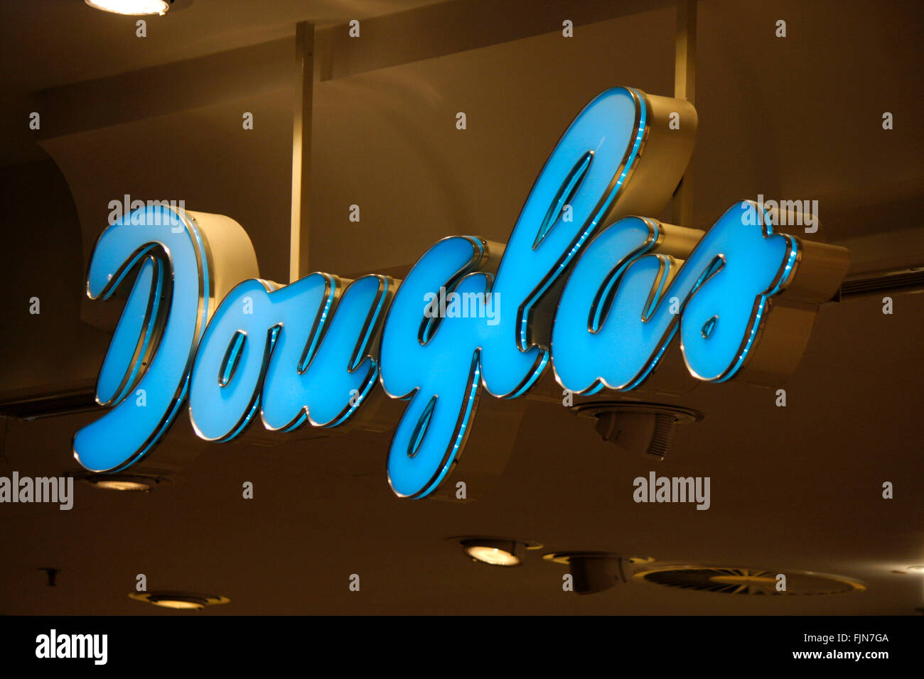 Markenname: 'Douglas', Berlino. Foto Stock