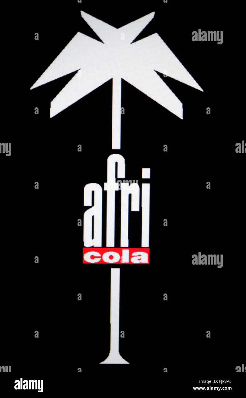 Markenname: " Afri Cola', Berlino. Foto Stock