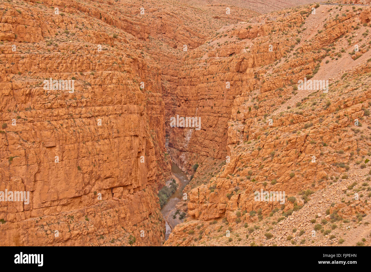 Geografia / viaggi, Marocco, paesaggi, Ruscello di montagna nella Gorge du Todra vicino a Tinerhir, Additional-Rights-Clearance-Info-Not-Available Foto Stock