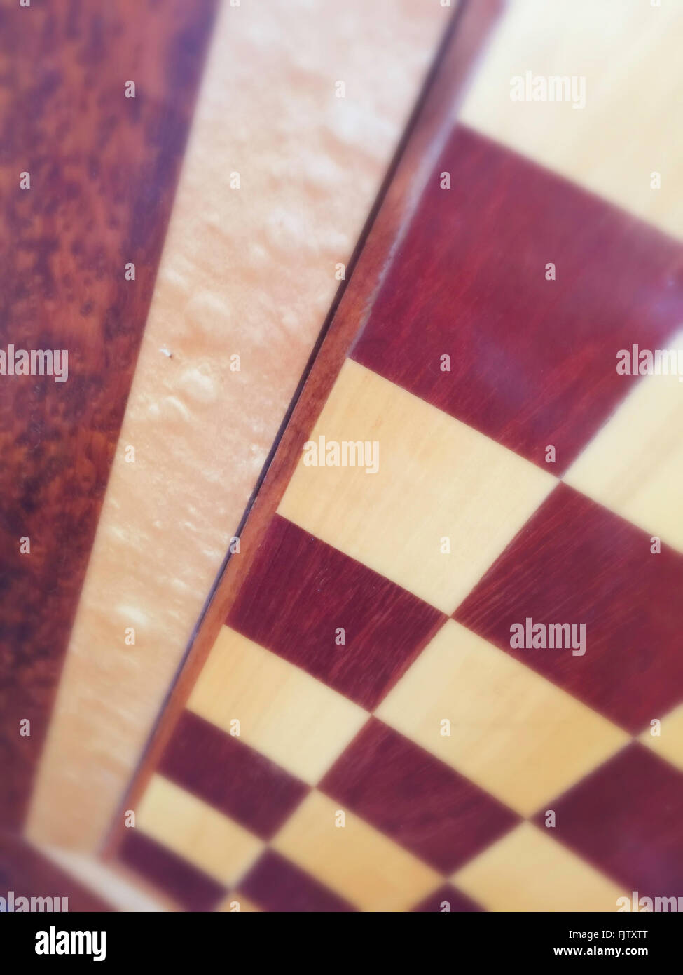 In legno Scheda di Gioco Foto Stock