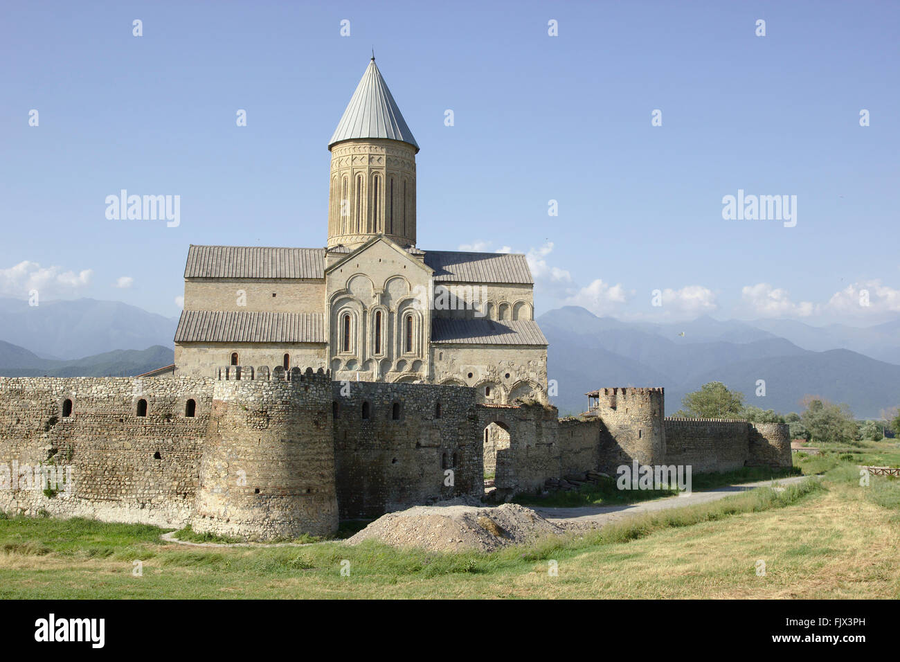 Cattedrale di Alaverdi in Kakheti, Georgia Foto Stock