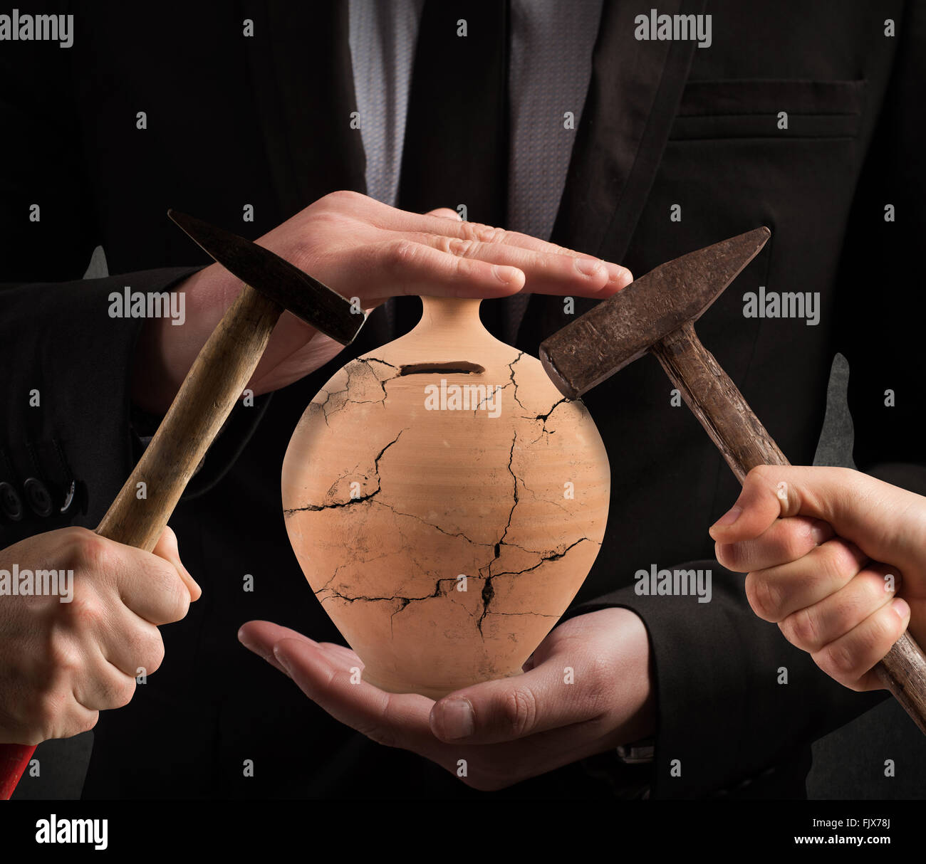 Proteggere gli investimenti Foto Stock
