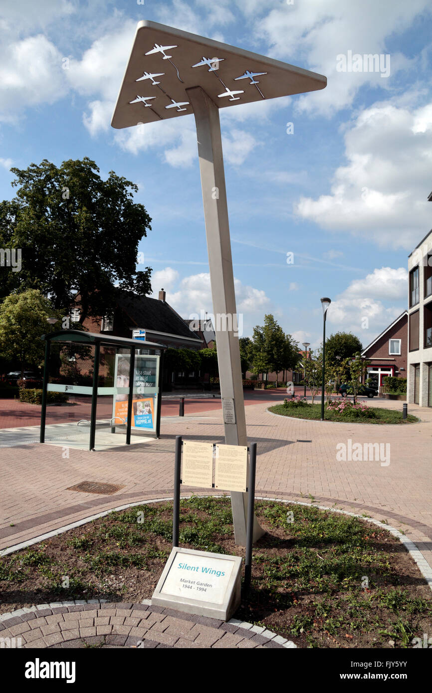 La silenziosa Ali Memorial Den Dungen, Brabante Settentrionale, Paesi Bassi. Foto Stock