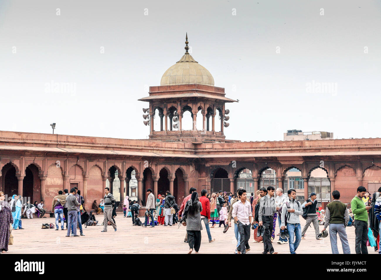 Lahori Gate, l'entrata principale del Forte Rosso, Delhi, India, Asia Foto Stock