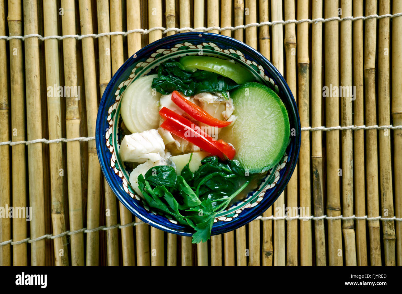 Samlar machu - lingua Khmer termine zuppe acide .cucina cambogiano Foto Stock