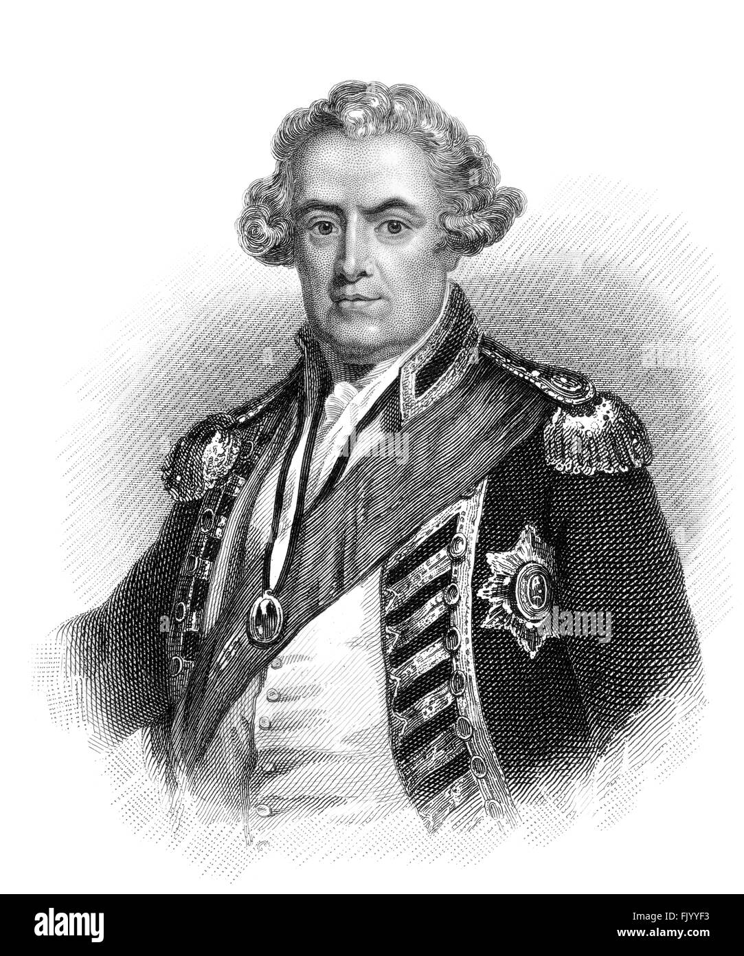 Adam Duncan, primo Visconte Duncan, 1731-1804, un ammiraglio inglese Foto Stock