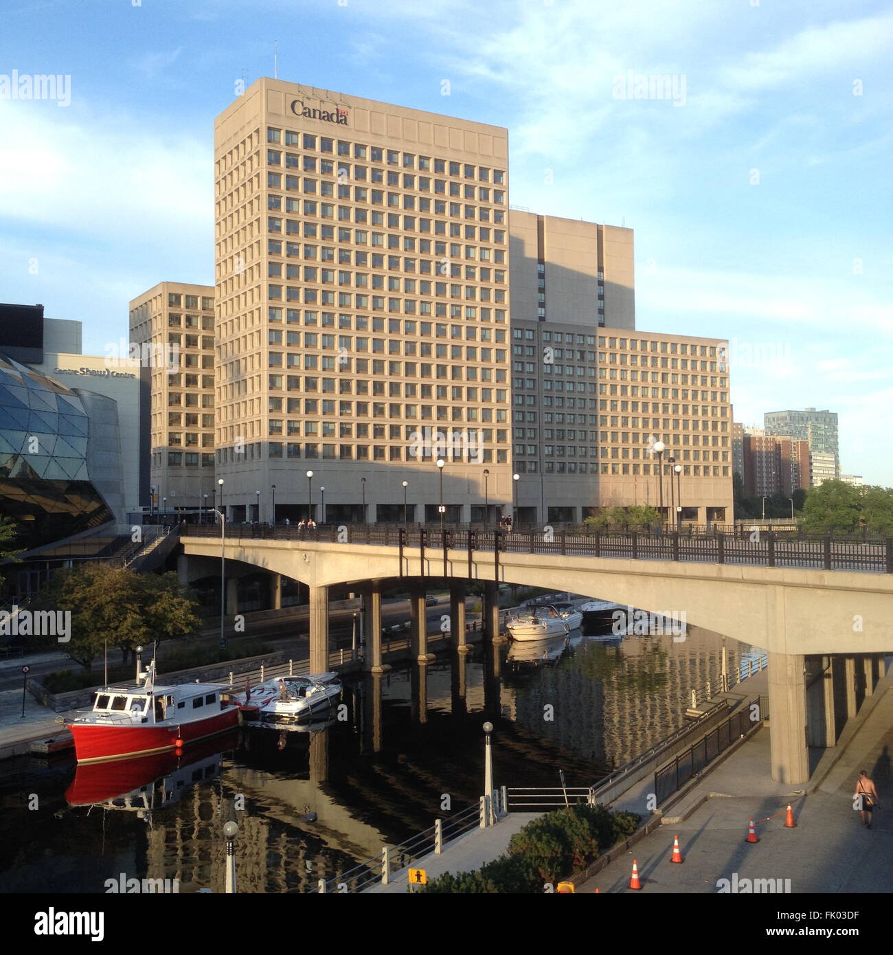 Dipartimento della Difesa nazionale del governo del Canada come parte della città di Ottawa del paesaggio, 2015 Foto Stock