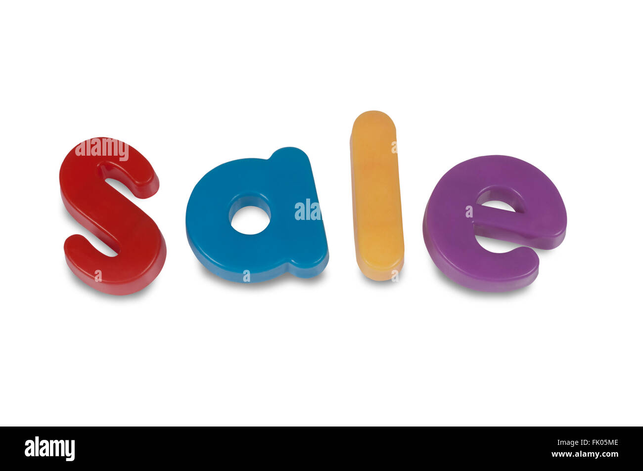 Parola di alfabeto Foto Stock