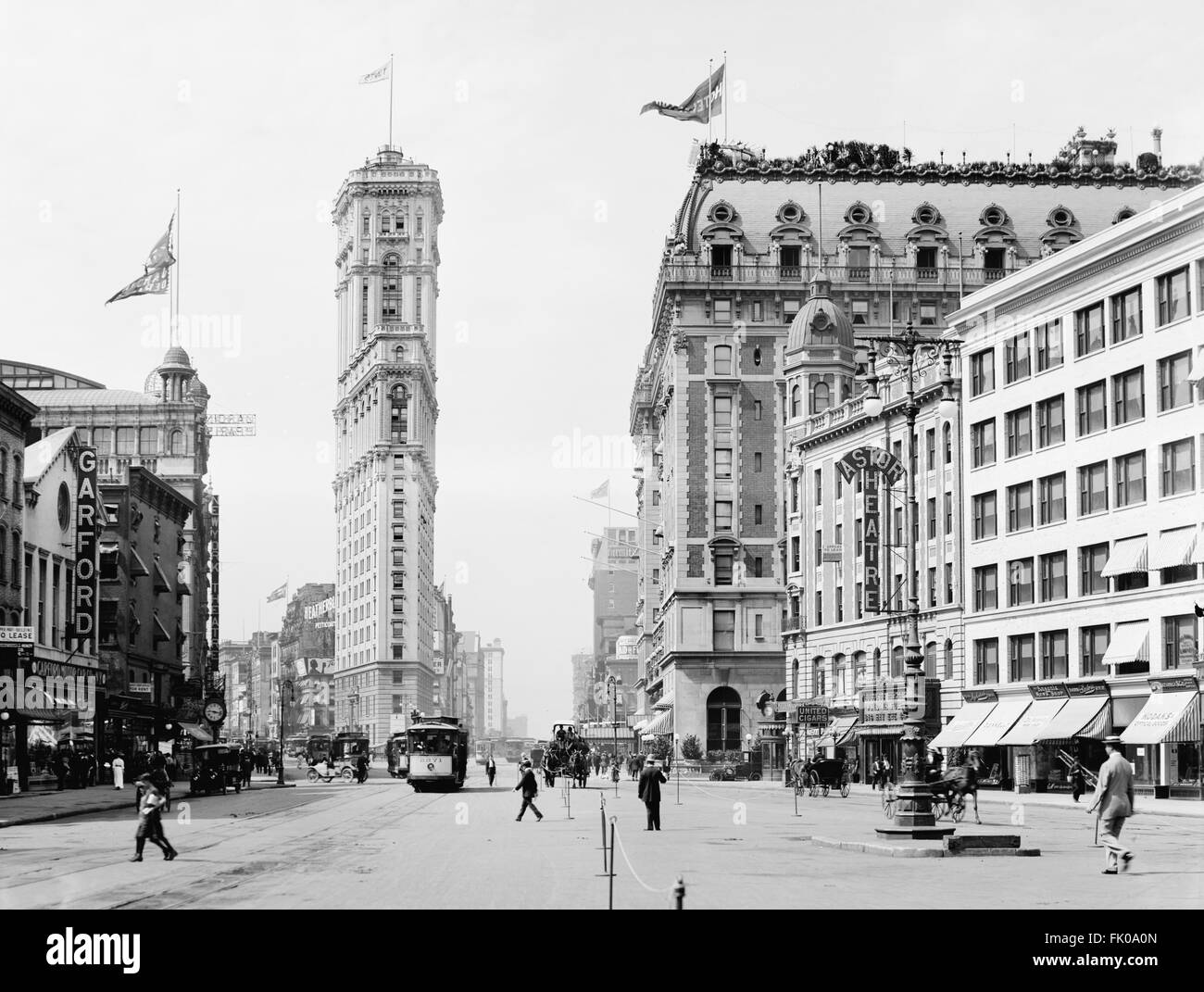 Times Square di New York City, Stati Uniti d'America, circa 1908 Foto Stock
