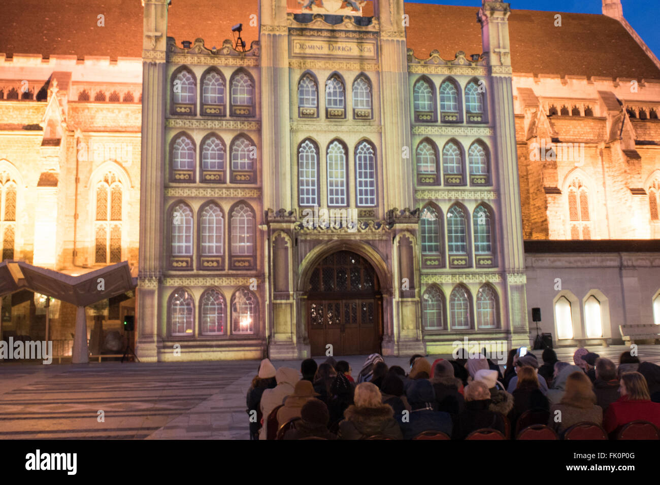 Londra, Regno Unito. 4 Marzo, 2016. Shakespeare quattrocentesimo anniversario figlio et apparecchio alla Guildhall Credito: Ian Davidson/Alamy Live News Foto Stock