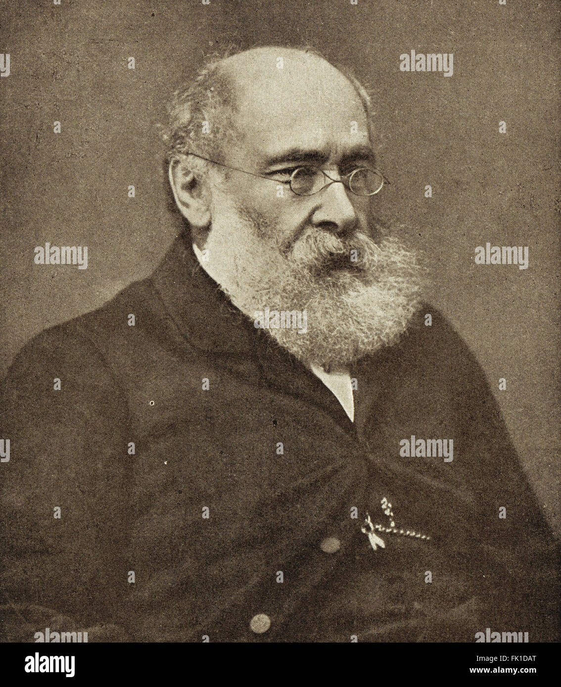 Il romanziere vittoriano Anthony Trollope 1815-1882 Foto Stock