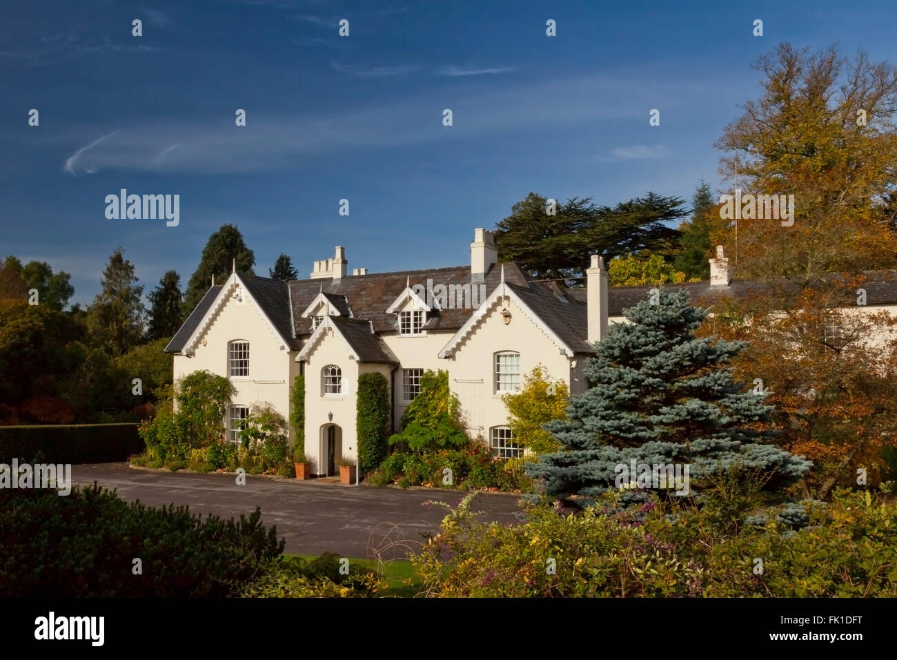 Jermyn's House nel Sir Harold Hillier giardini, Romsey, Hampshire, Inghilterra, Regno Unito Foto Stock