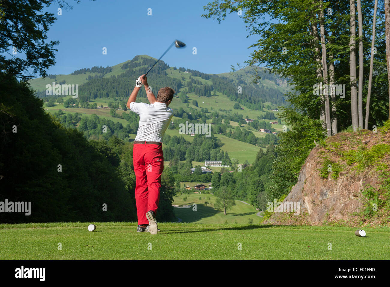 Grand Tirolia Golf & Ski Resort. Kitzbühel. Austria. Europa Foto Stock