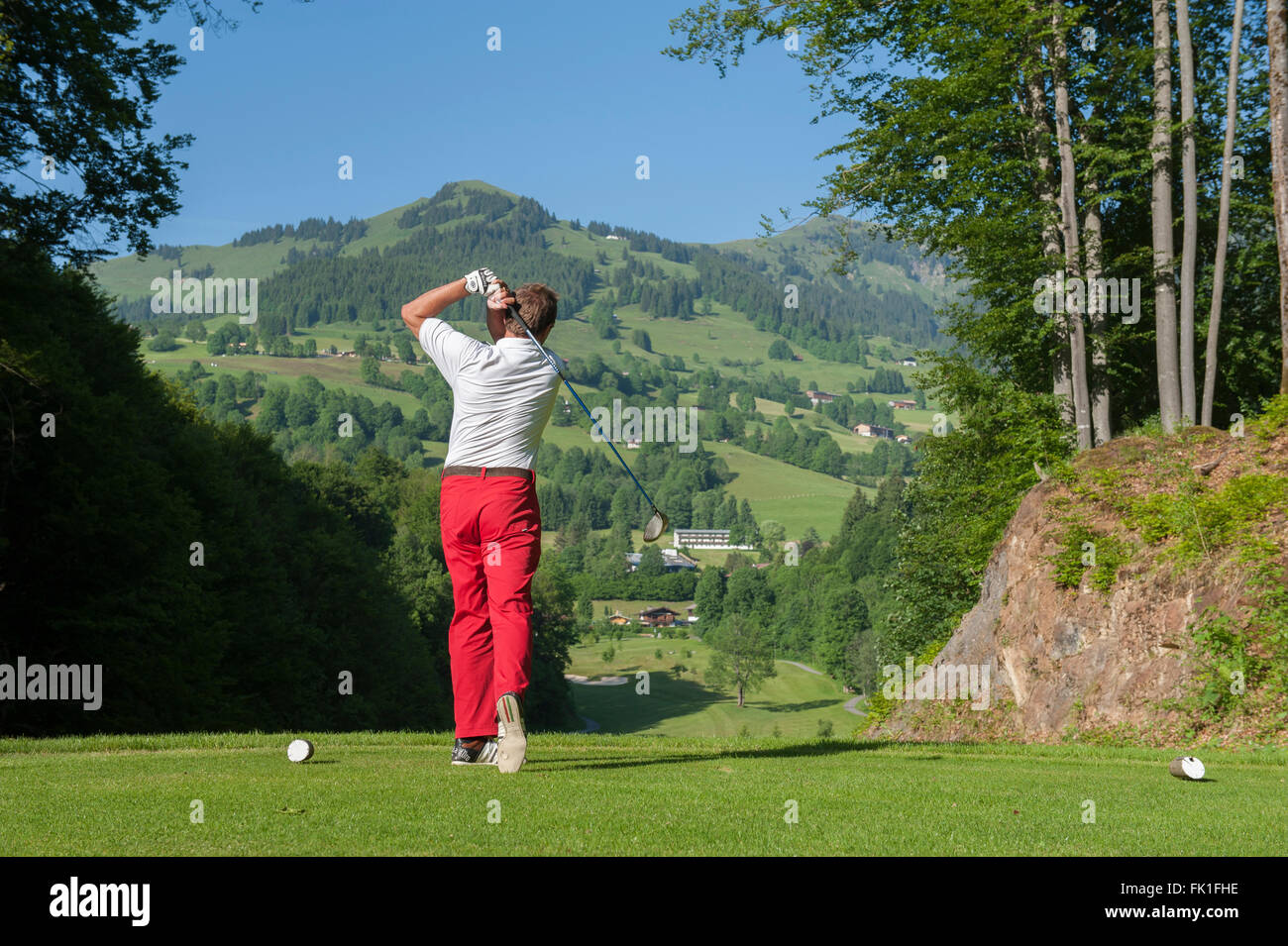 Grand Tirolia Golf & Ski Resort. Kitzbühel. Austria. Europa Foto Stock