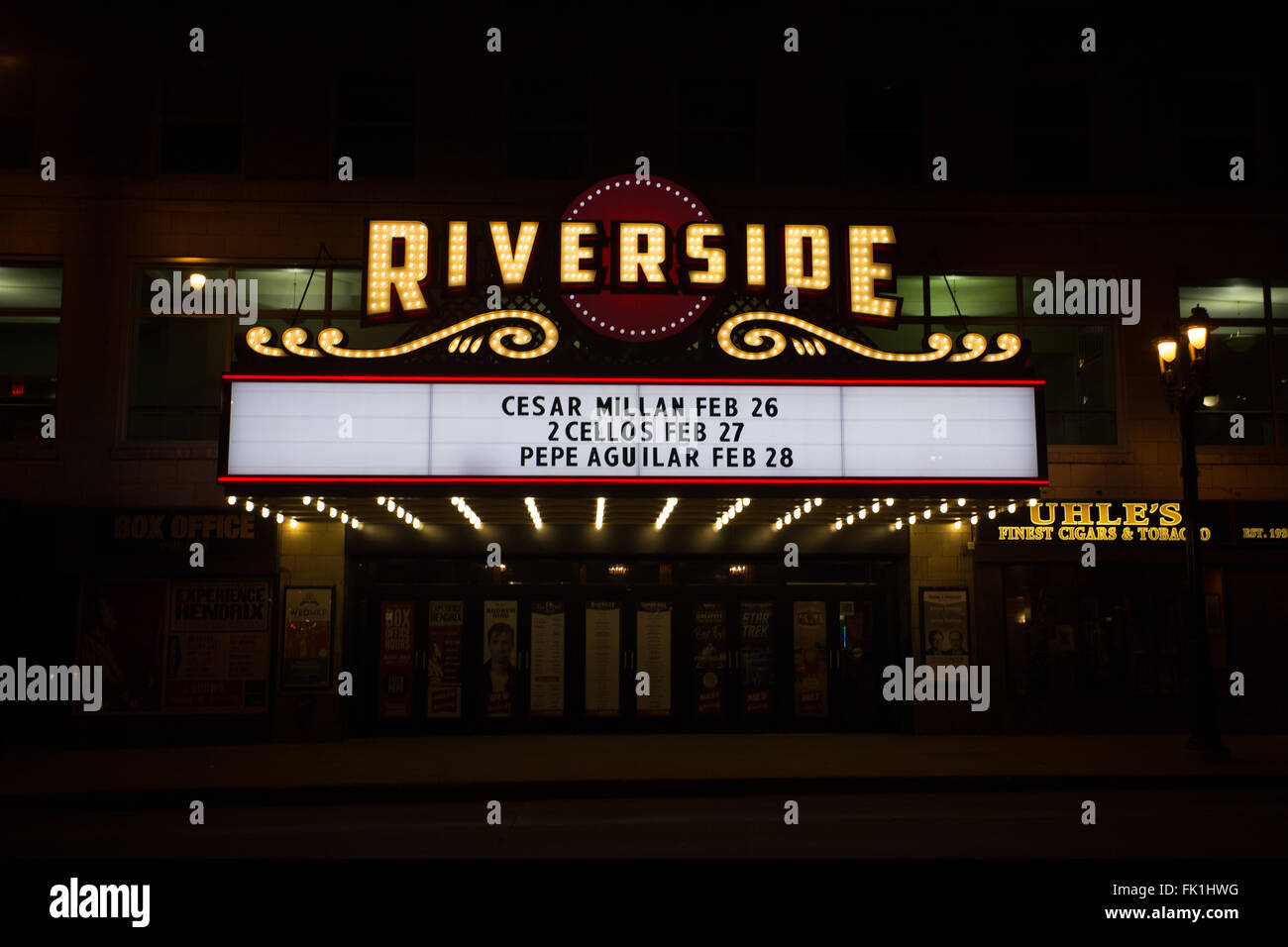 Riverside theatre Milwaukee Foto Stock