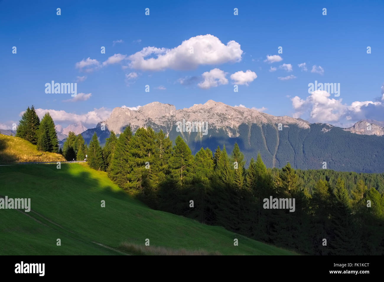 Monzonikamm in den italienischen Dolomiten - la Cima di undici in Dolomiti italiane Foto Stock