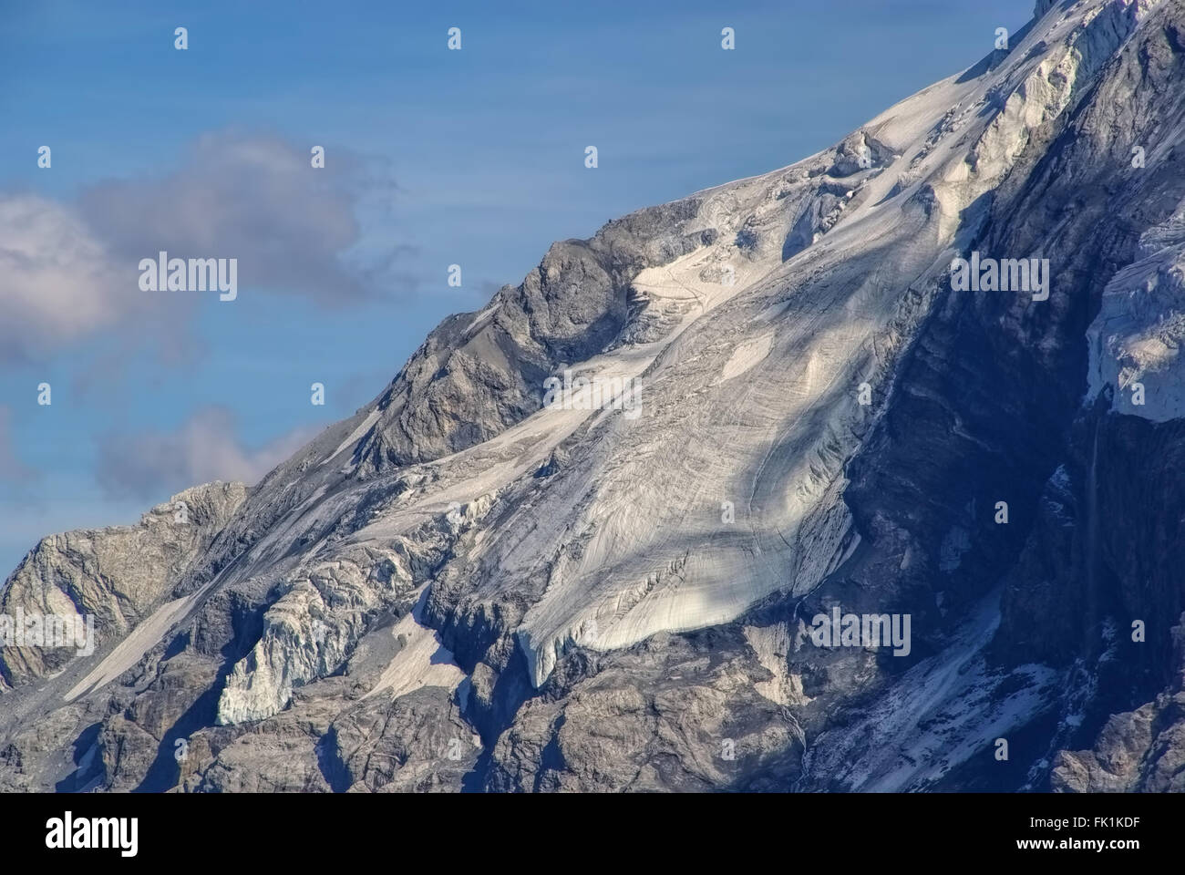 Ortler inSüdtirol Massiv - Ortles Alpi in Alto Adige, Italia Foto Stock